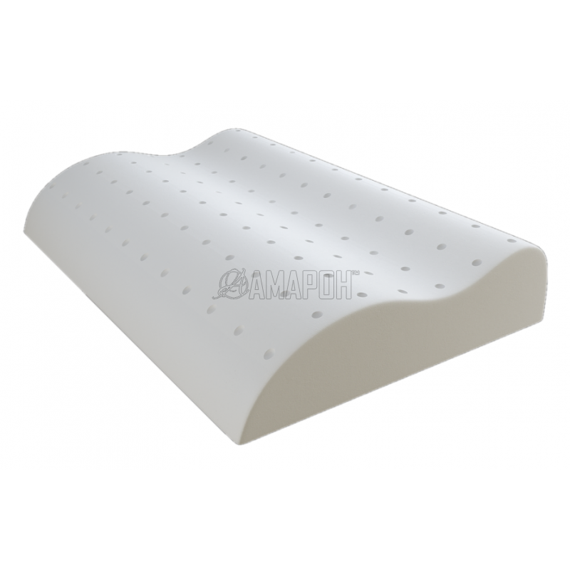 Подушка ортопедическая ВипСон Эрго-4/П с перфорацией memory foam с эффектом памяти 60х40х13/10 см